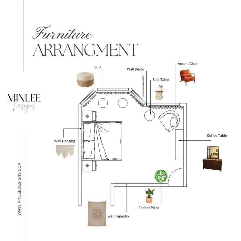 Airbnb interior refresh: design board 2