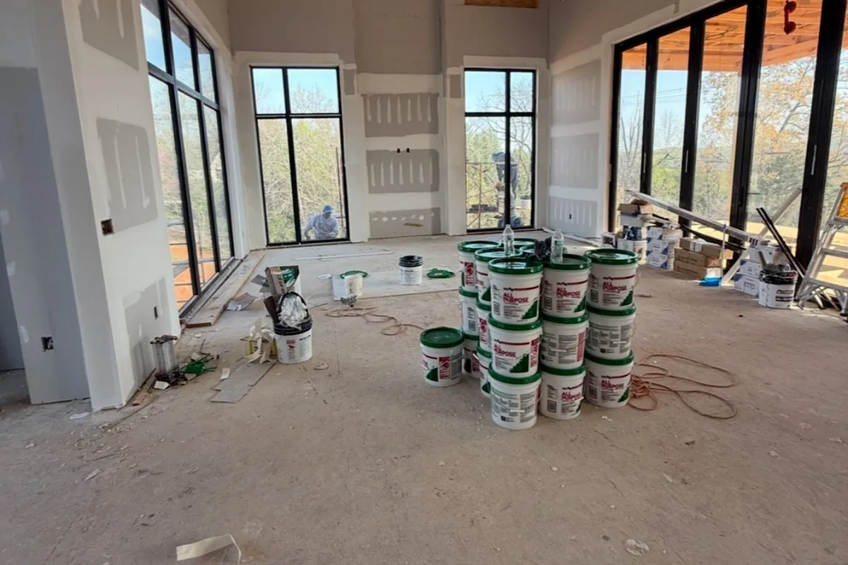 Before: cosy living room design